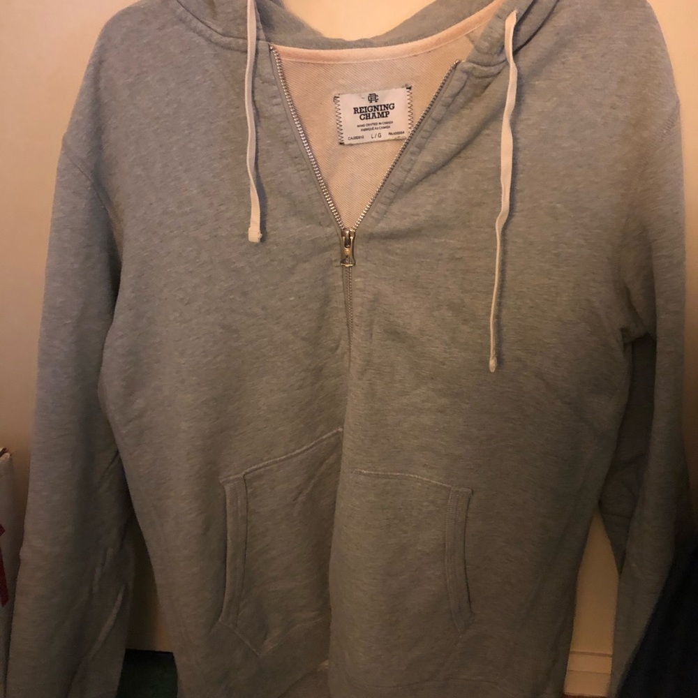 Reigning Champ Zipup Hoodie